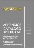 Appendice Catalogo Promozionale 12° Edizione Incasso Srl - Promozionali Incasso srl 2022
