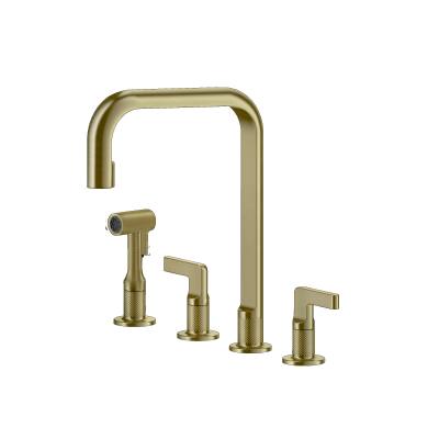 Miscelatore INCISO Brass Brushed PVD Monogetto Gessi         58703-727 - Incasso