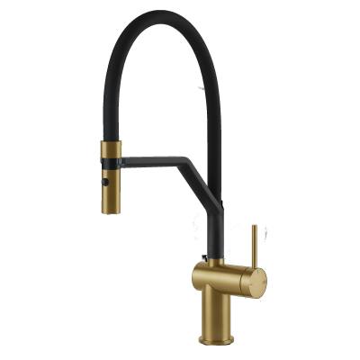 Miscelatore INEDITO Gold Brushed PVD Semiprofessionale Gessi         60429-716 - Incasso