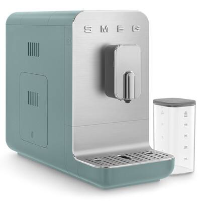 Macchina da Caffe' Automatica con sistema latte Verde Smeraldo Smeg         BCC13EGMEU - Incasso
