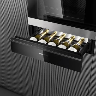 Drawbar-Drawer wine cellar-new Built in-DrawBar5B-5 bottles-black glass front Cod.9600049435 Dometic         DRAWBAR5B - Incasso