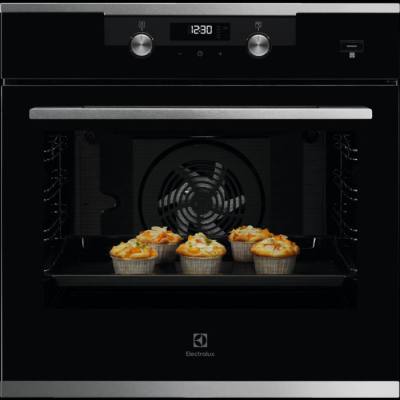 Forno Plus Steam 60cm Classe Energetica A Inox SteamBake Electrolux         KODEH60X - Incasso