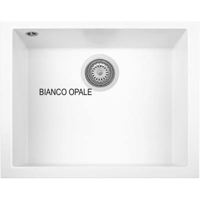 Lavello  One 60-1v ST sotto-top 90 ULTRAGRANIT BIANCO OPALE Plados         ON-6010-ST90 - Incasso